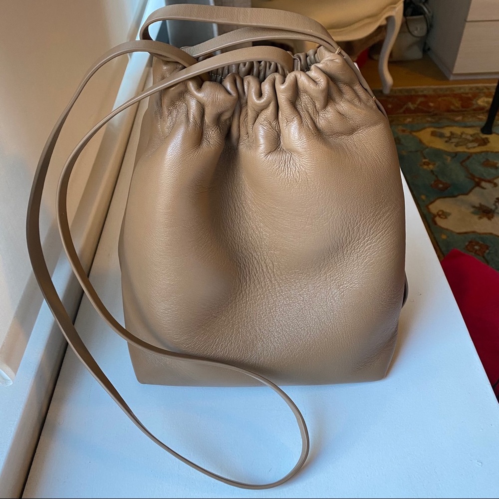 Theory Cross Body Calfskin Bucket Bag